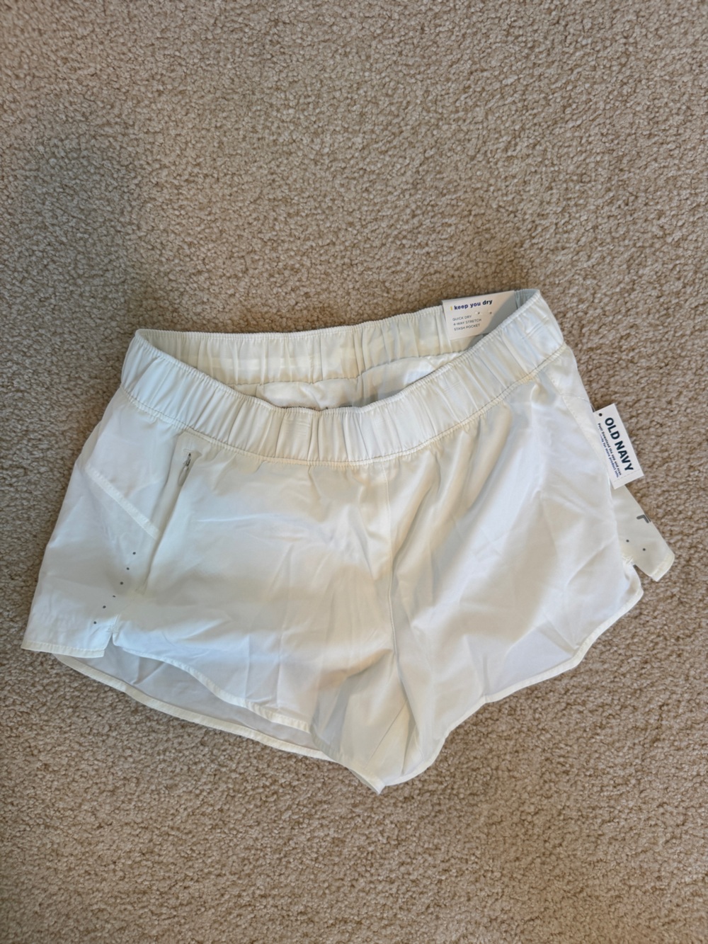 Old Navy White Girls' Active Shorts